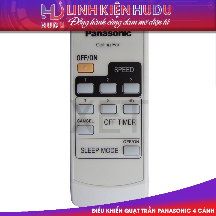 Điều khiển quạt trần Panasonic 4 cánh